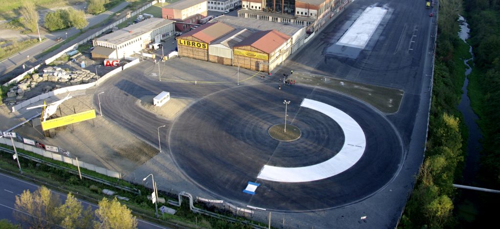 Areál střediska bezpečné jízdy v Ostravě - Libros