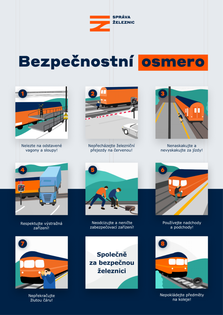Bezpečnostní osmero Budeš nám chybět